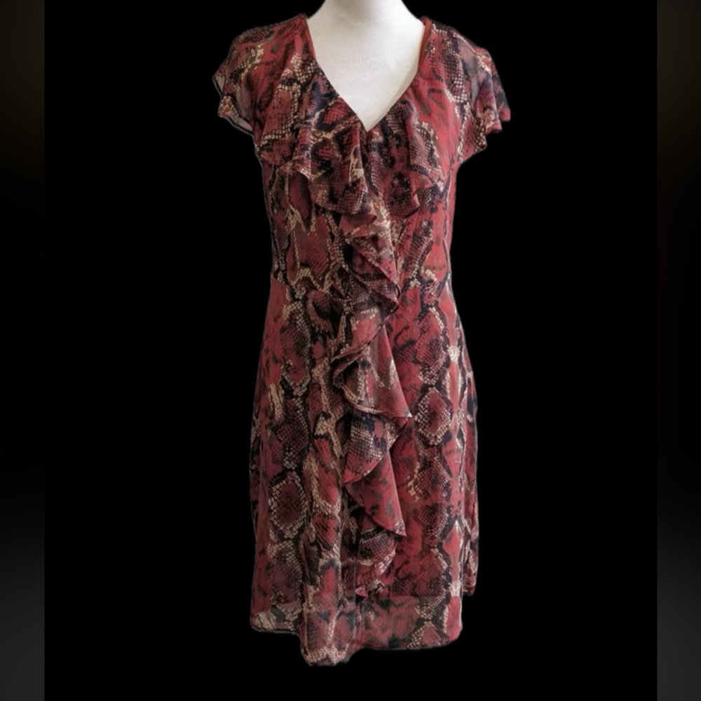 Blu Sage Y2K Snake Print Dress